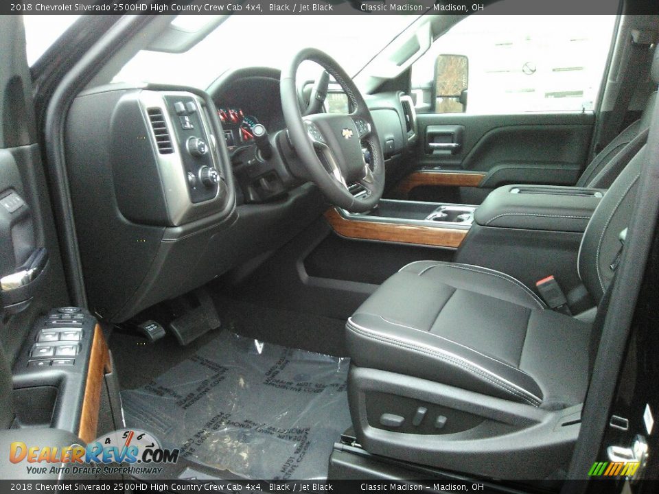 2018 Chevrolet Silverado 2500HD High Country Crew Cab 4x4 Black / Jet Black Photo #6