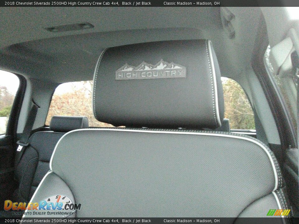 2018 Chevrolet Silverado 2500HD High Country Crew Cab 4x4 Black / Jet Black Photo #7