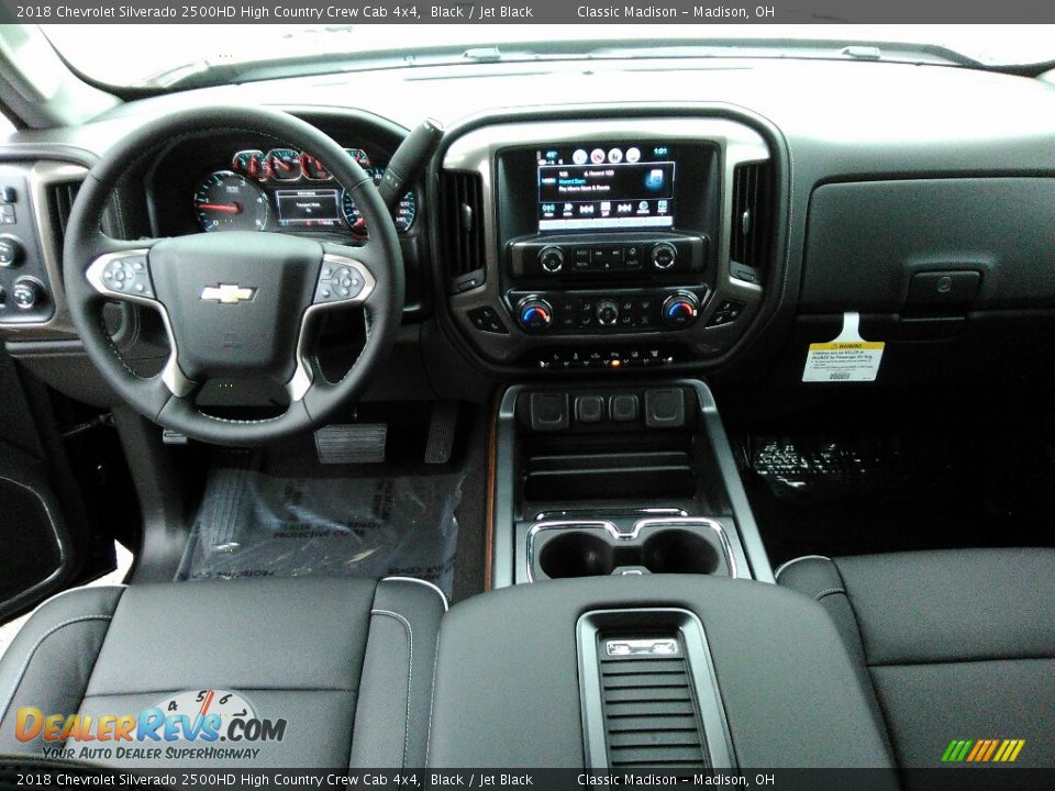 2018 Chevrolet Silverado 2500HD High Country Crew Cab 4x4 Black / Jet Black Photo #8