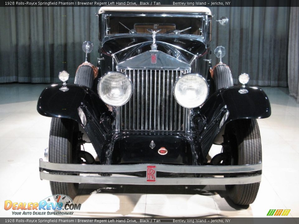 1928 Rolls-Royce Springfield Phantom I Brewster Regent Left Hand Drive Black / Tan Photo #5