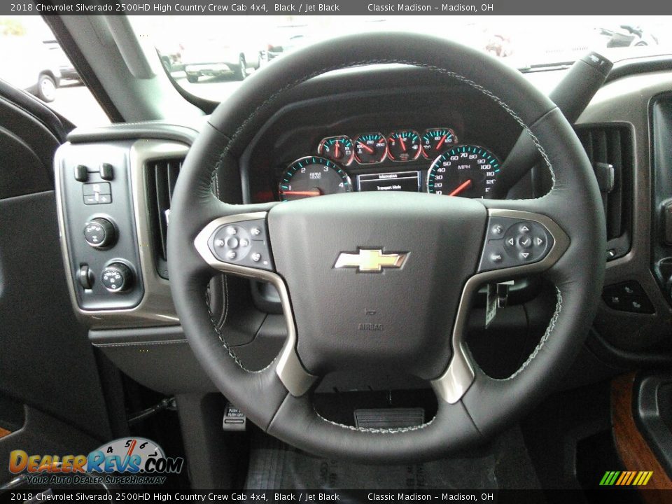 2018 Chevrolet Silverado 2500HD High Country Crew Cab 4x4 Black / Jet Black Photo #10