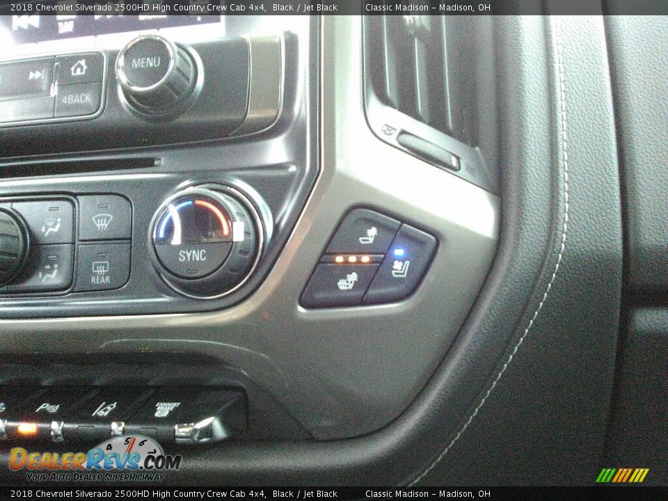 2018 Chevrolet Silverado 2500HD High Country Crew Cab 4x4 Black / Jet Black Photo #13