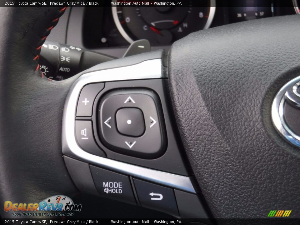 2015 Toyota Camry SE Predawn Gray Mica / Black Photo #19