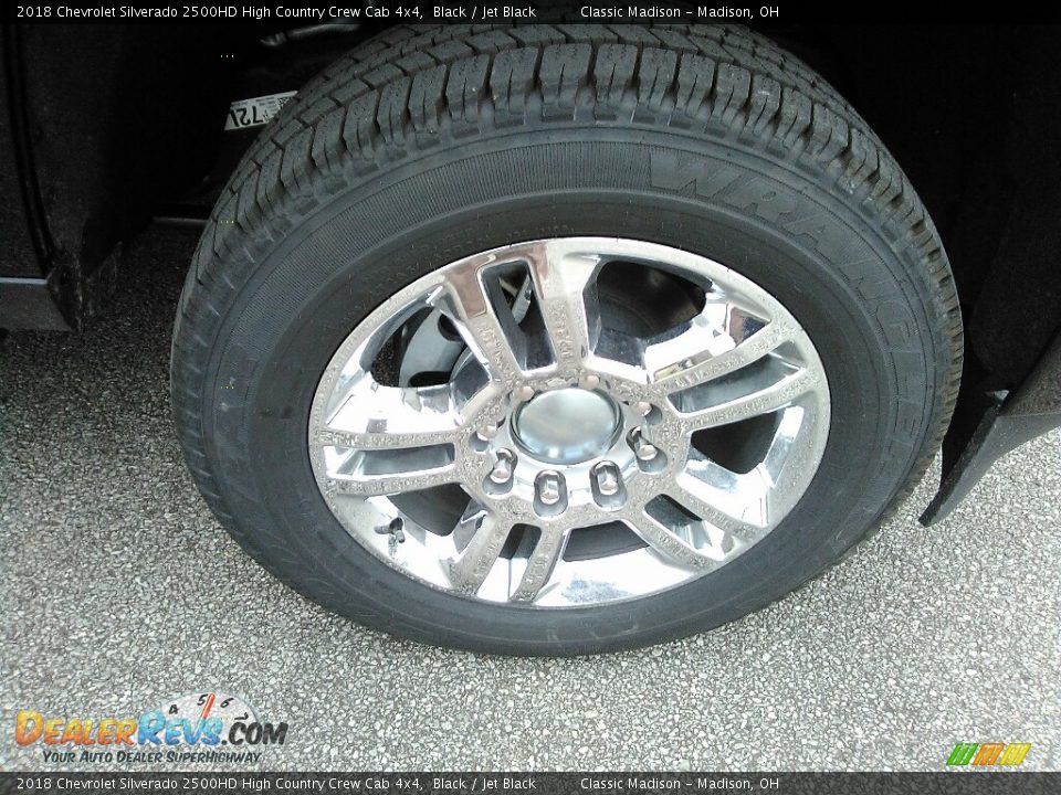 2018 Chevrolet Silverado 2500HD High Country Crew Cab 4x4 Black / Jet Black Photo #20