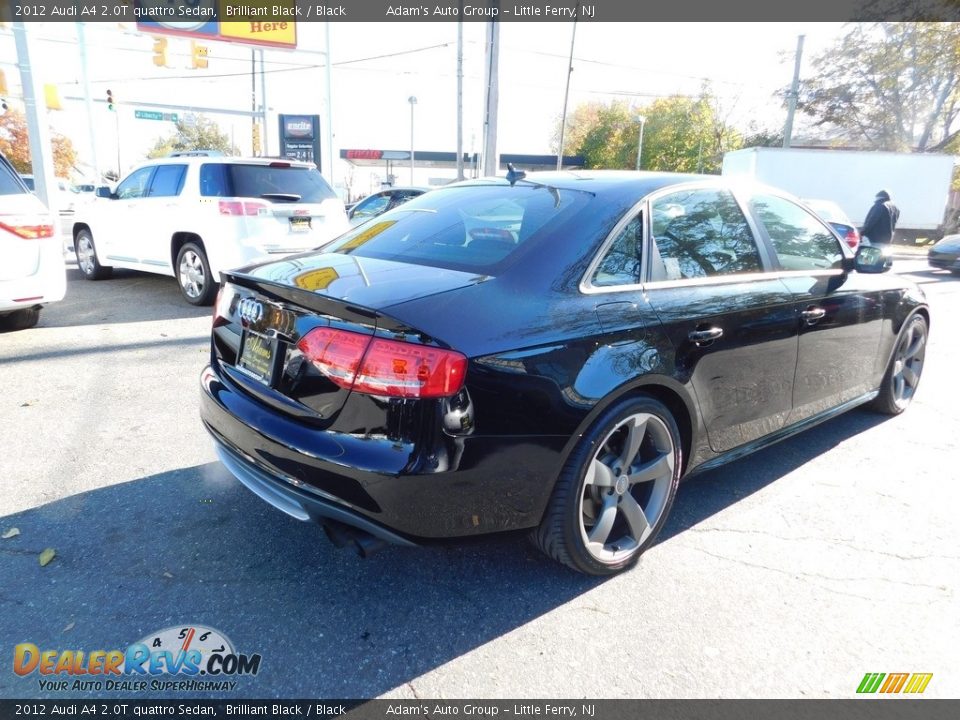 2012 Audi A4 2.0T quattro Sedan Brilliant Black / Black Photo #5