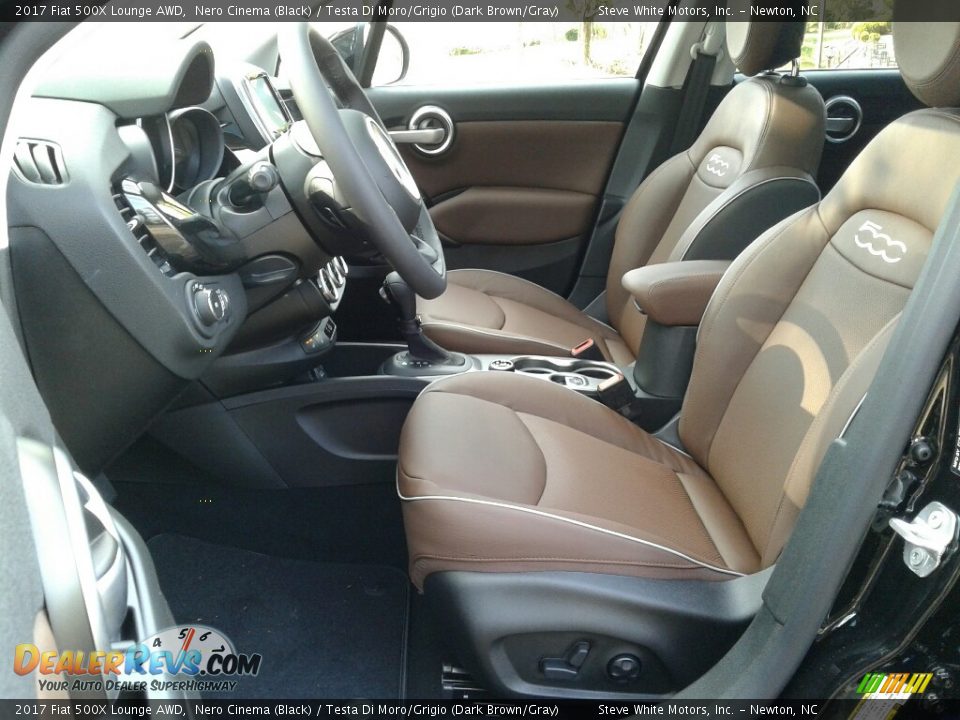 Testa Di Moro/Grigio (Dark Brown/Gray) Interior - 2017 Fiat 500X Lounge AWD Photo #9
