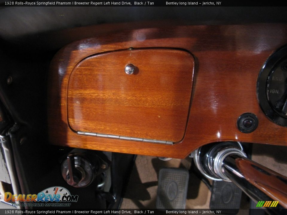1928 Rolls-Royce Springfield Phantom I Brewster Regent Left Hand Drive Black / Tan Photo #9