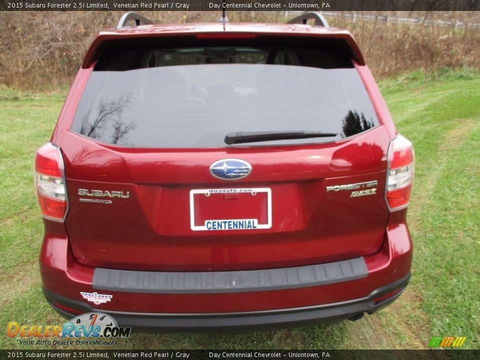 2015 Subaru Forester 2.5i Limited Venetian Red Pearl / Gray Photo #3