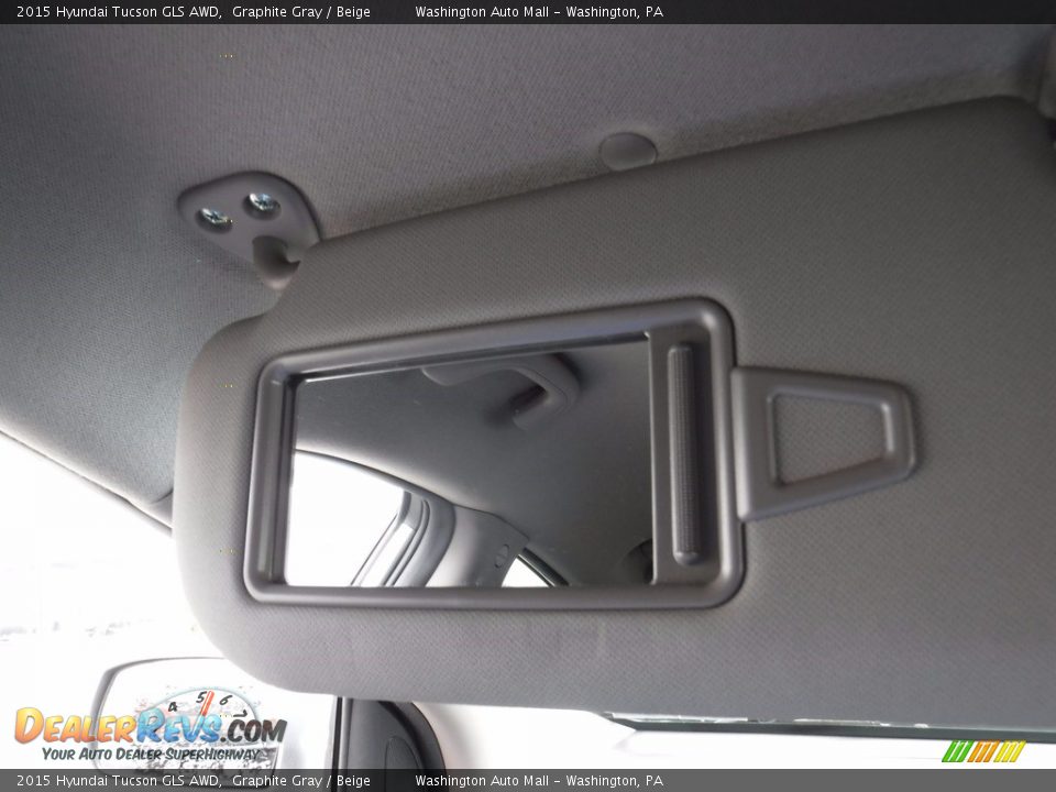2015 Hyundai Tucson GLS AWD Graphite Gray / Beige Photo #23