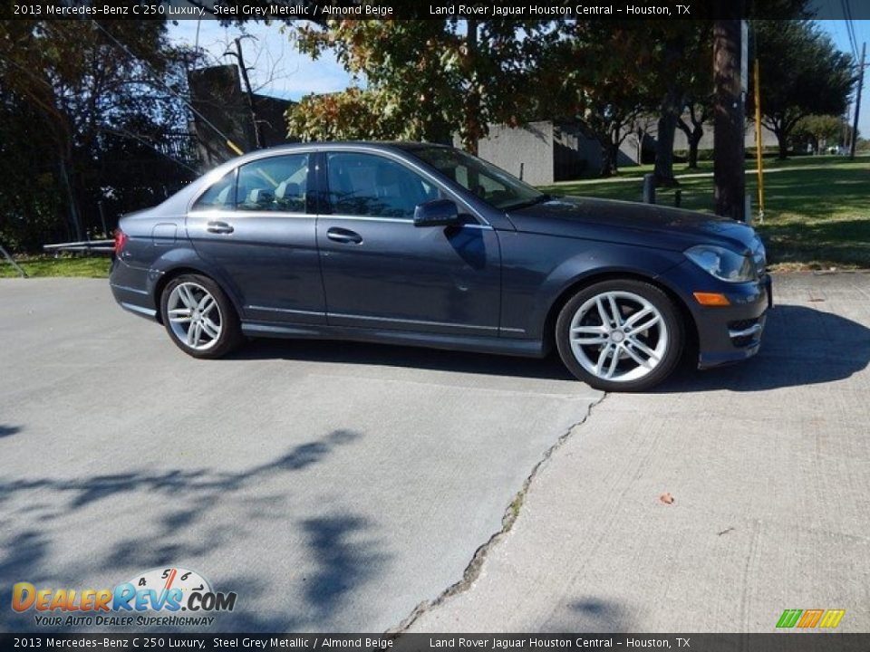 2013 Mercedes-Benz C 250 Luxury Steel Grey Metallic / Almond Beige Photo #1