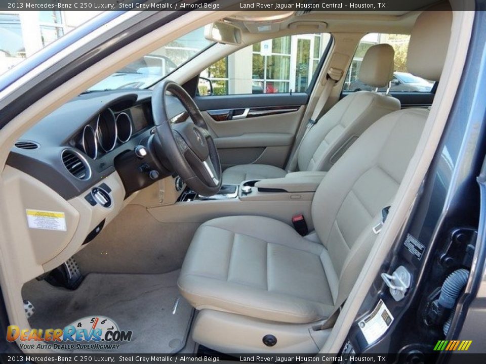 2013 Mercedes-Benz C 250 Luxury Steel Grey Metallic / Almond Beige Photo #3