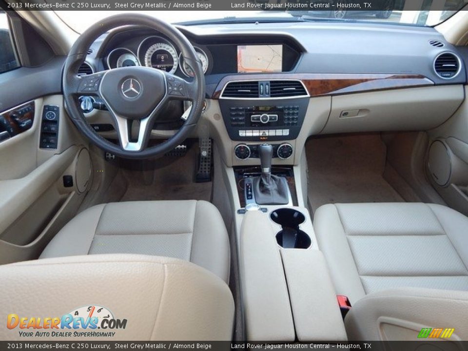 2013 Mercedes-Benz C 250 Luxury Steel Grey Metallic / Almond Beige Photo #4