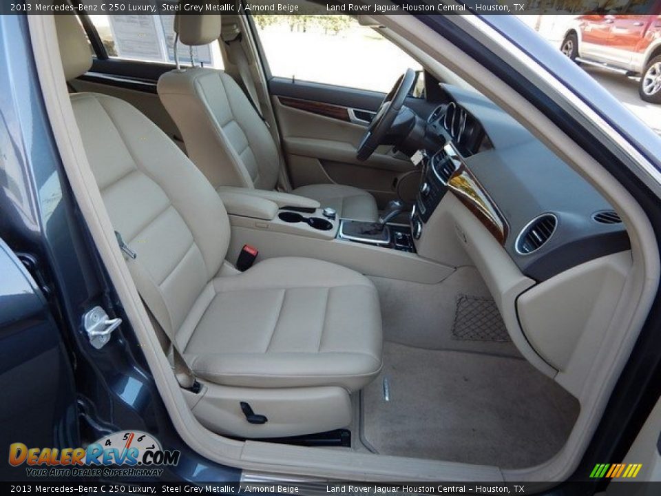 2013 Mercedes-Benz C 250 Luxury Steel Grey Metallic / Almond Beige Photo #5