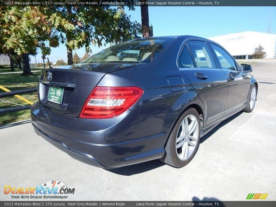2013 Mercedes-Benz C 250 Luxury Steel Grey Metallic / Almond Beige Photo #7