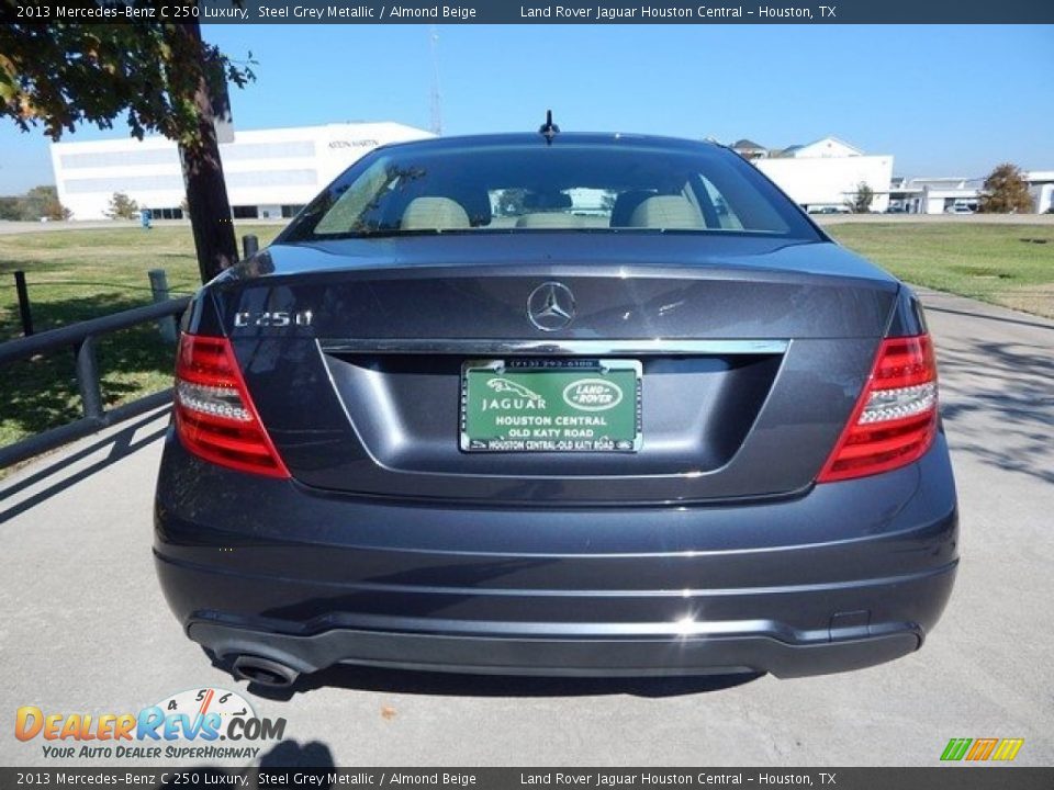 2013 Mercedes-Benz C 250 Luxury Steel Grey Metallic / Almond Beige Photo #8