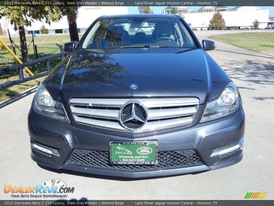 2013 Mercedes-Benz C 250 Luxury Steel Grey Metallic / Almond Beige Photo #9