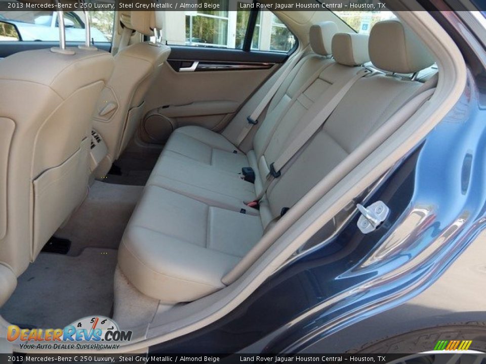 2013 Mercedes-Benz C 250 Luxury Steel Grey Metallic / Almond Beige Photo #13