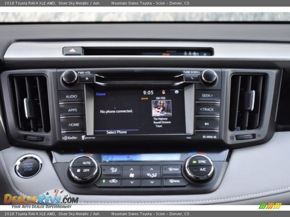2018 Toyota RAV4 XLE AWD Silver Sky Metallic / Ash Photo #6