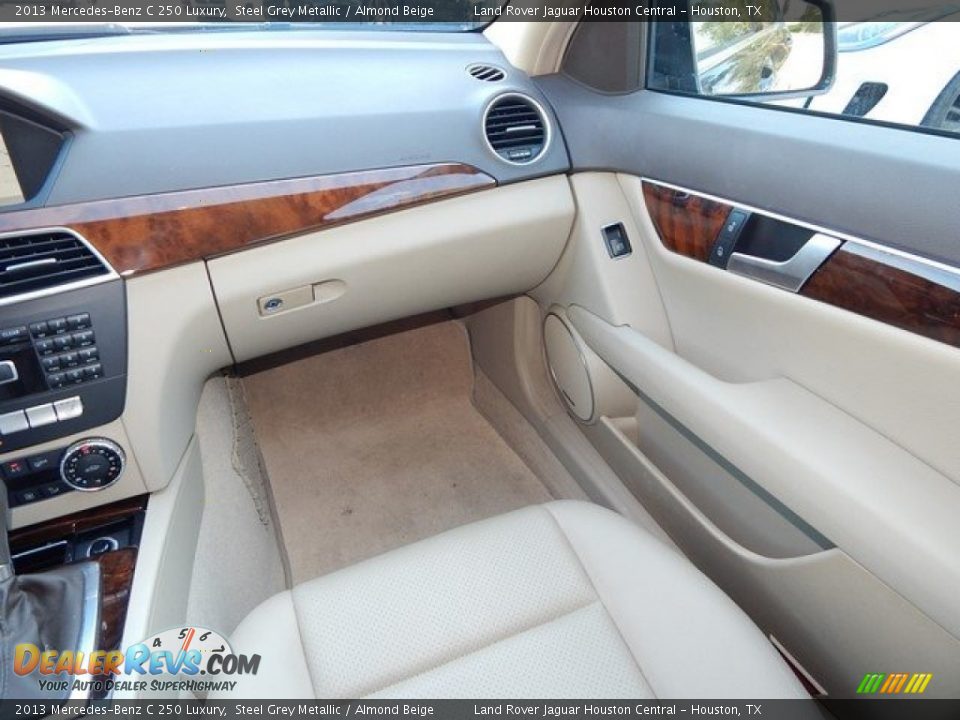 2013 Mercedes-Benz C 250 Luxury Steel Grey Metallic / Almond Beige Photo #15