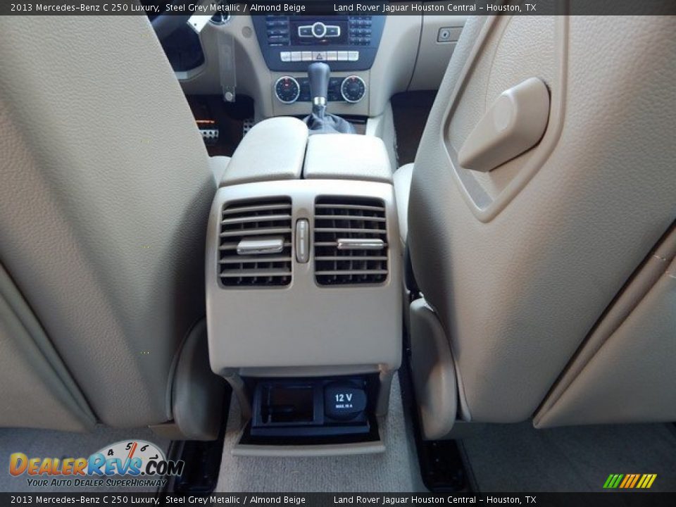 2013 Mercedes-Benz C 250 Luxury Steel Grey Metallic / Almond Beige Photo #16
