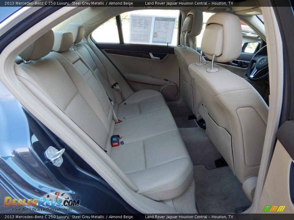 2013 Mercedes-Benz C 250 Luxury Steel Grey Metallic / Almond Beige Photo #18