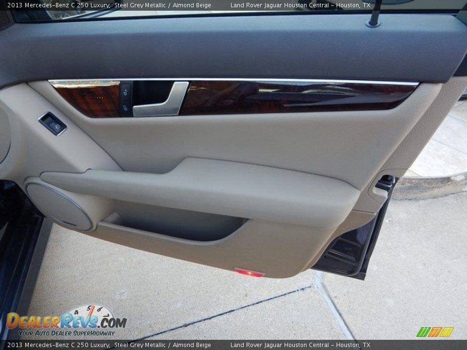 2013 Mercedes-Benz C 250 Luxury Steel Grey Metallic / Almond Beige Photo #20