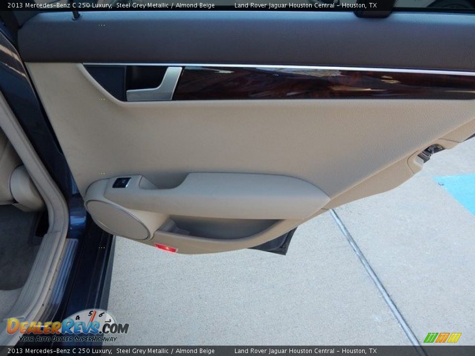2013 Mercedes-Benz C 250 Luxury Steel Grey Metallic / Almond Beige Photo #21