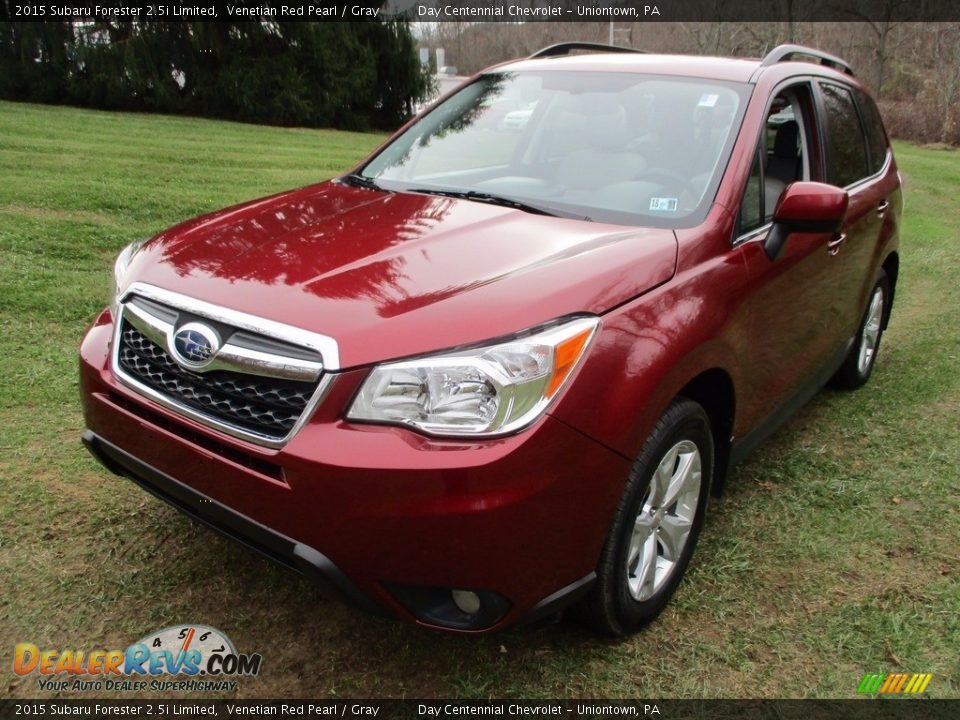 2015 Subaru Forester 2.5i Limited Venetian Red Pearl / Gray Photo #21