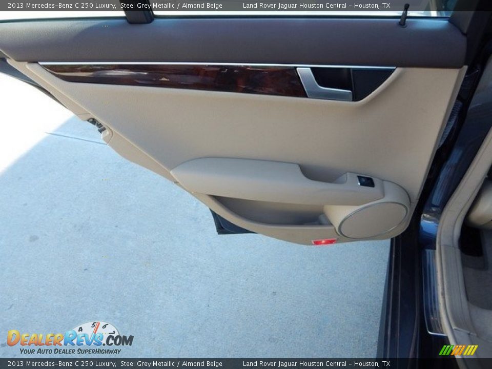2013 Mercedes-Benz C 250 Luxury Steel Grey Metallic / Almond Beige Photo #22