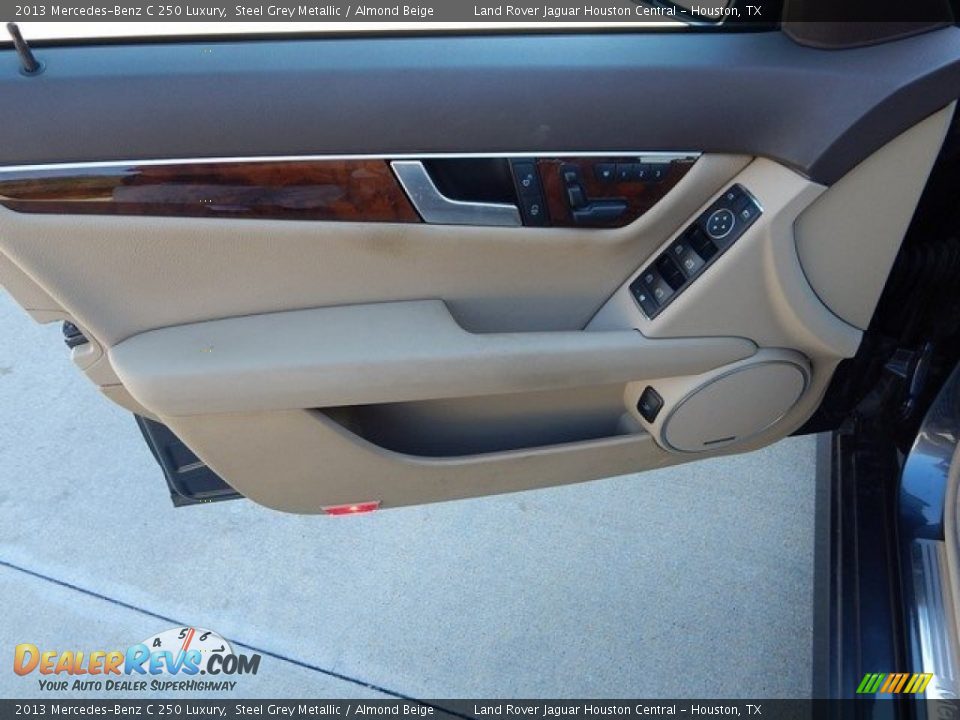 2013 Mercedes-Benz C 250 Luxury Steel Grey Metallic / Almond Beige Photo #23