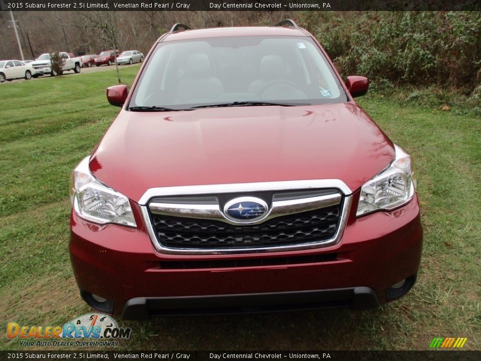2015 Subaru Forester 2.5i Limited Venetian Red Pearl / Gray Photo #22