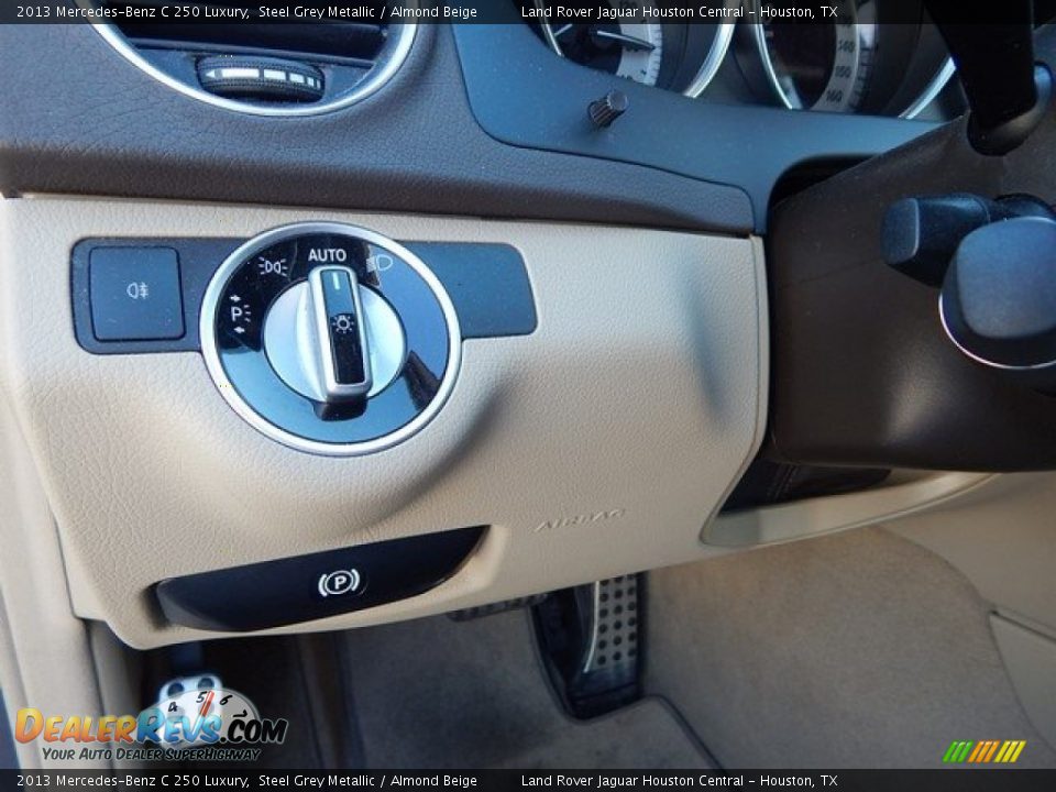 2013 Mercedes-Benz C 250 Luxury Steel Grey Metallic / Almond Beige Photo #25
