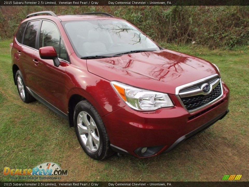 2015 Subaru Forester 2.5i Limited Venetian Red Pearl / Gray Photo #23