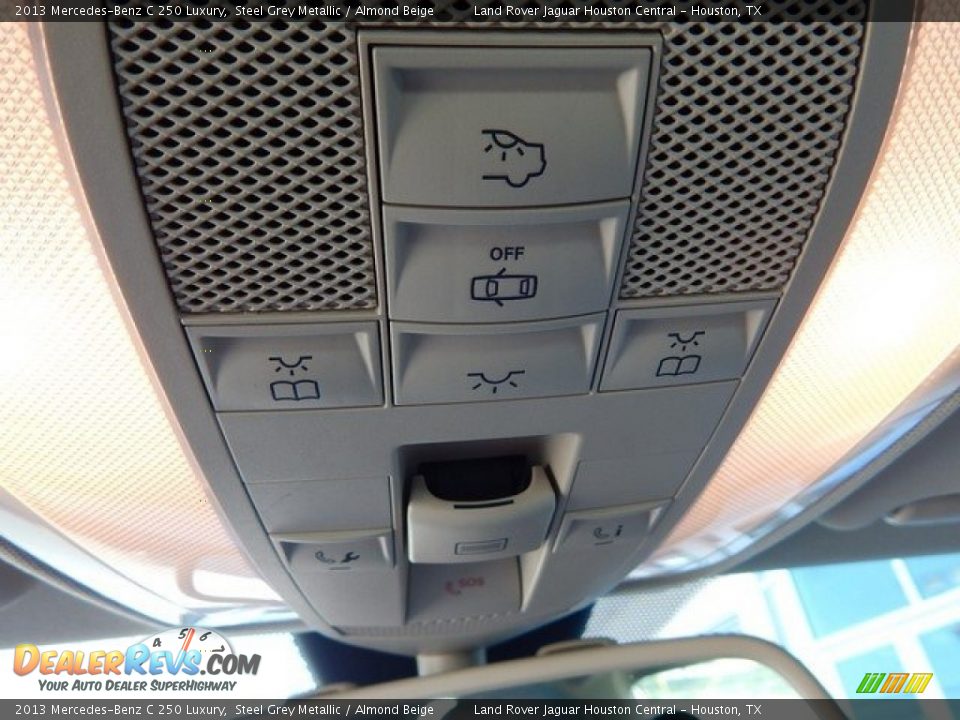 2013 Mercedes-Benz C 250 Luxury Steel Grey Metallic / Almond Beige Photo #33