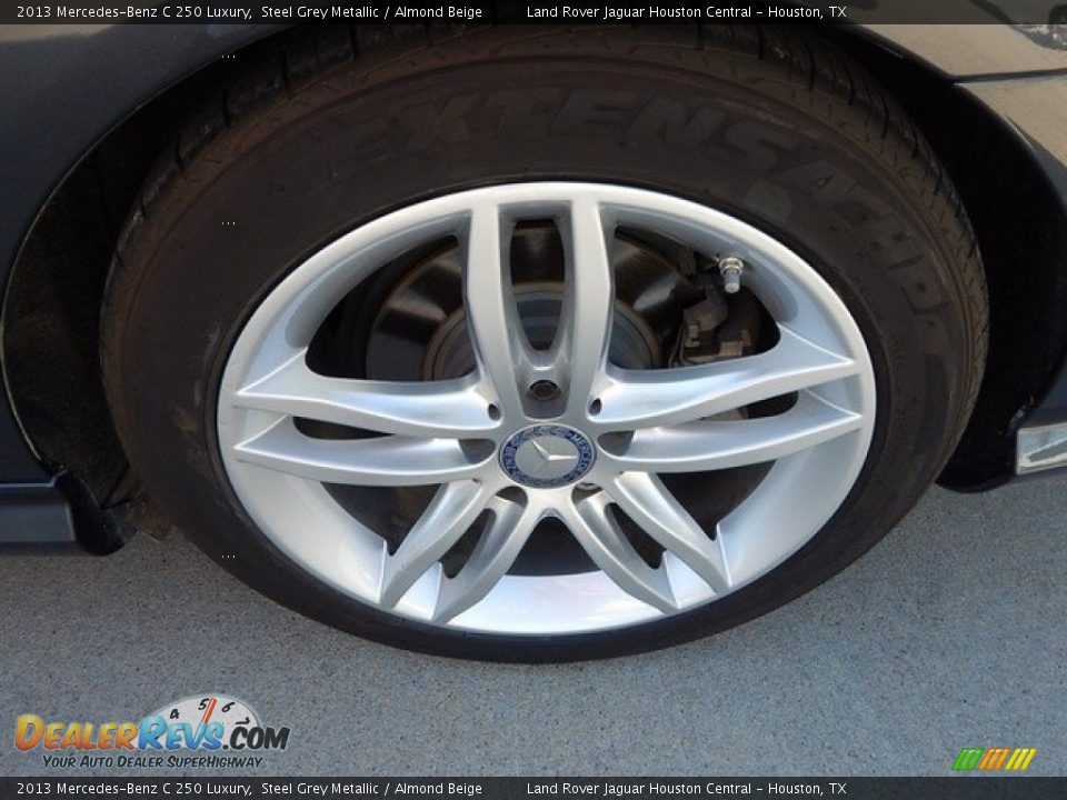 2013 Mercedes-Benz C 250 Luxury Steel Grey Metallic / Almond Beige Photo #34