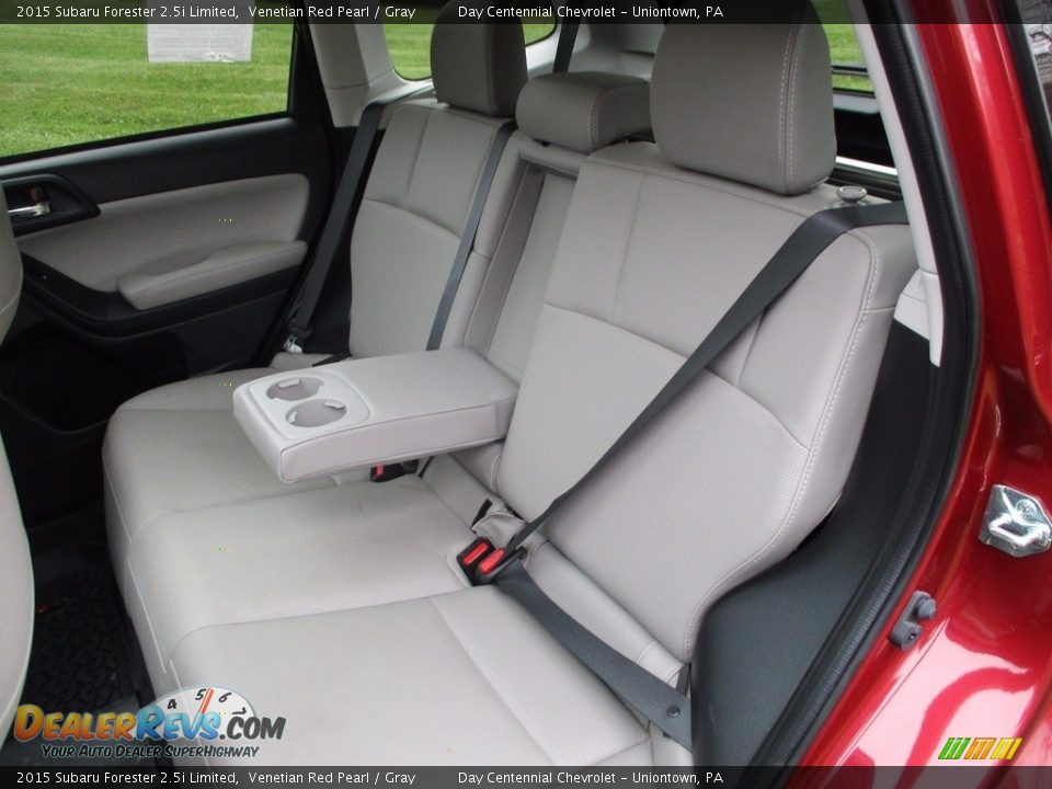 2015 Subaru Forester 2.5i Limited Venetian Red Pearl / Gray Photo #29