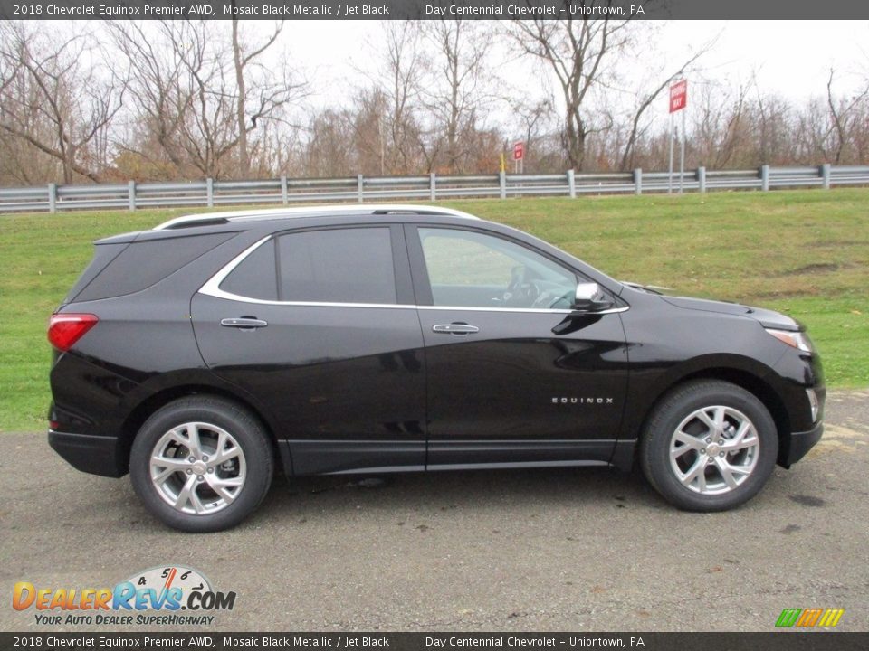 2018 Chevrolet Equinox Premier AWD Mosaic Black Metallic / Jet Black Photo #2