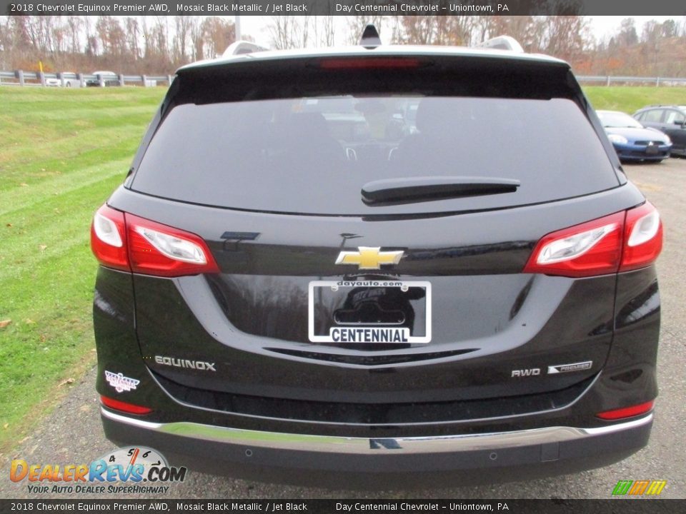 2018 Chevrolet Equinox Premier AWD Mosaic Black Metallic / Jet Black Photo #3