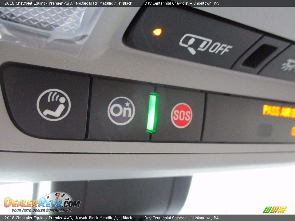 2018 Chevrolet Equinox Premier AWD Mosaic Black Metallic / Jet Black Photo #5