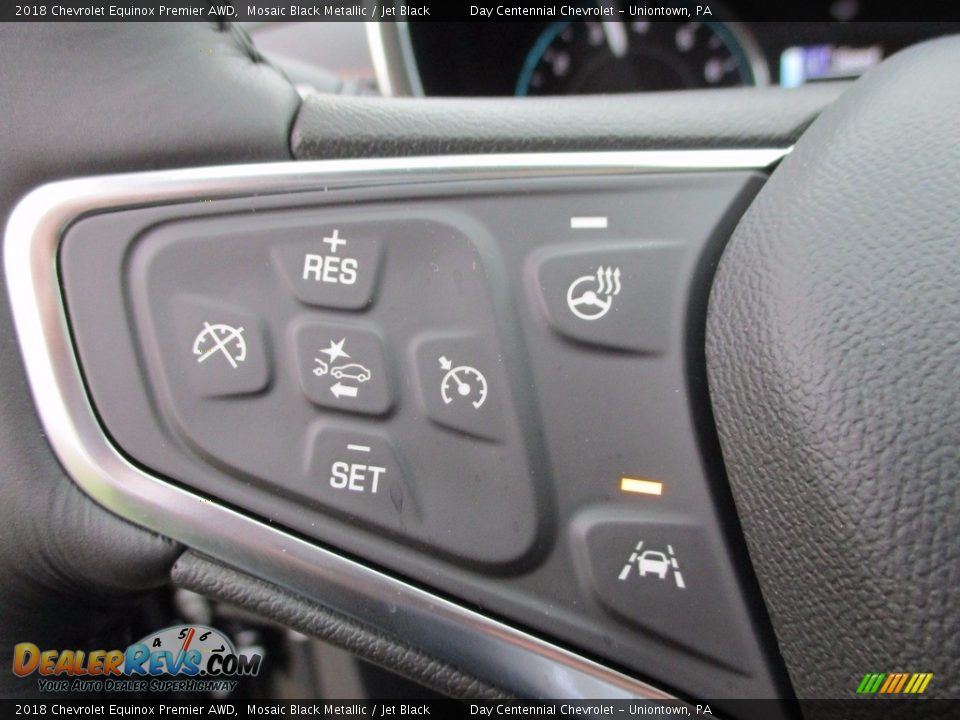 2018 Chevrolet Equinox Premier AWD Mosaic Black Metallic / Jet Black Photo #6