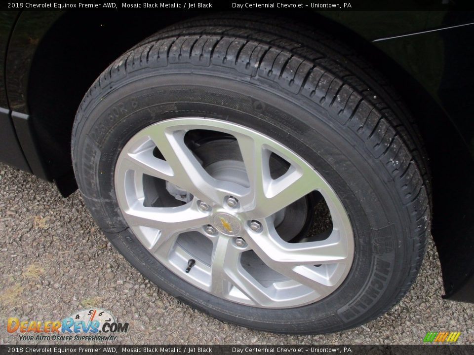 2018 Chevrolet Equinox Premier AWD Mosaic Black Metallic / Jet Black Photo #7