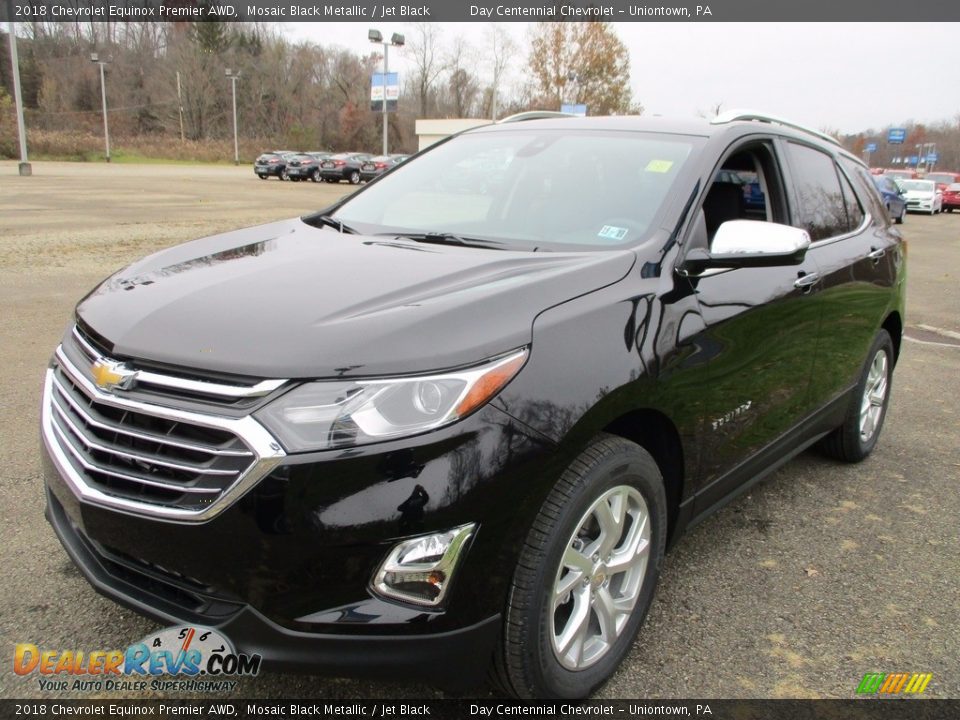 2018 Chevrolet Equinox Premier AWD Mosaic Black Metallic / Jet Black Photo #8