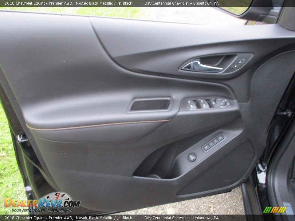 2018 Chevrolet Equinox Premier AWD Mosaic Black Metallic / Jet Black Photo #9