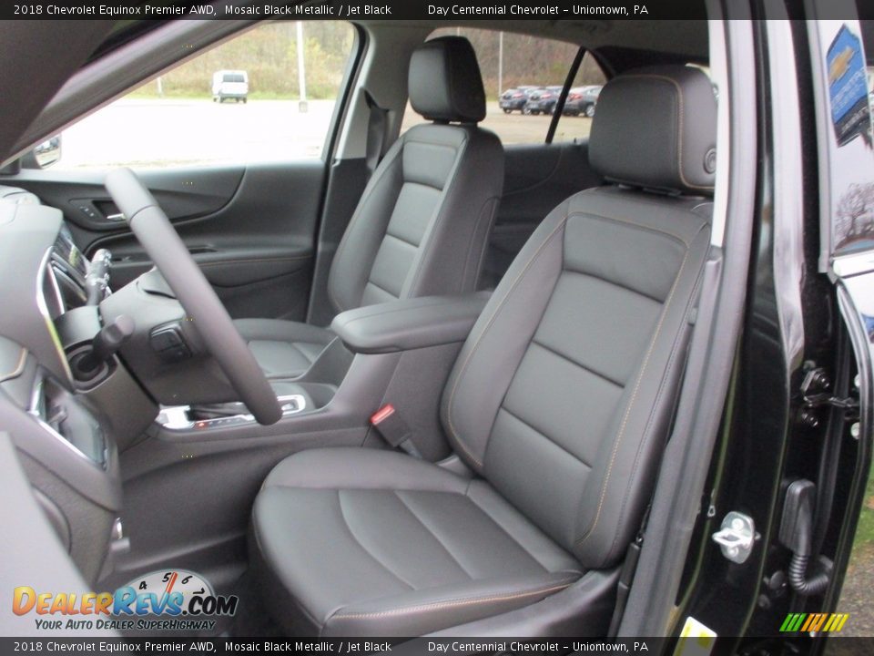 2018 Chevrolet Equinox Premier AWD Mosaic Black Metallic / Jet Black Photo #10