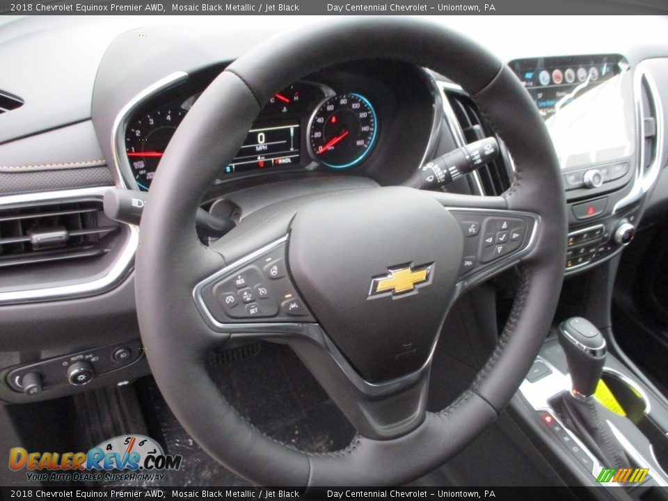 2018 Chevrolet Equinox Premier AWD Mosaic Black Metallic / Jet Black Photo #12