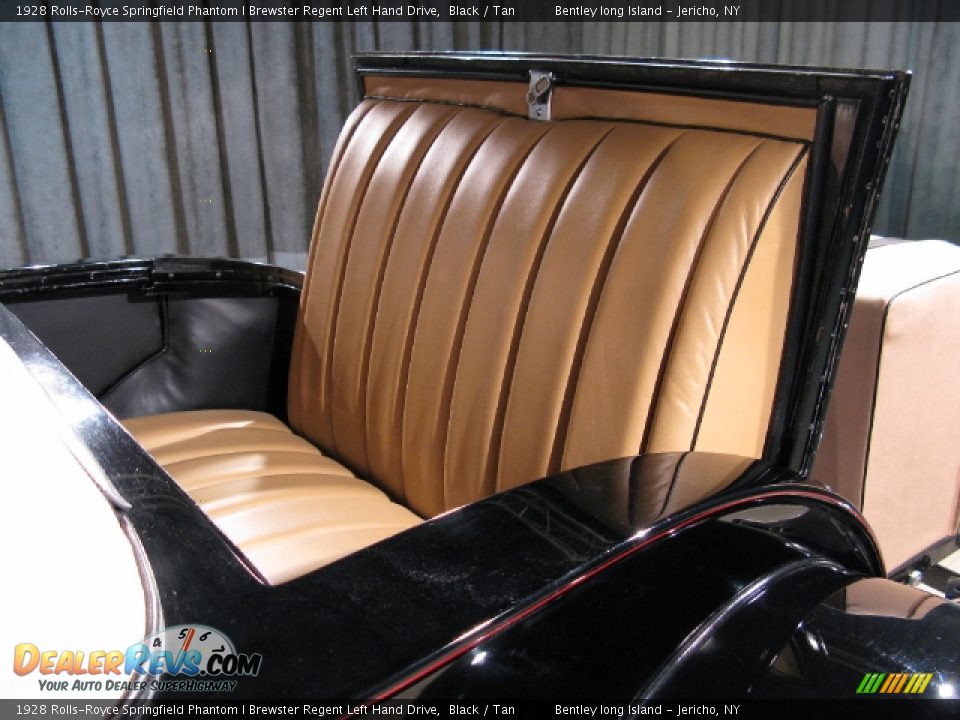 1928 Rolls-Royce Springfield Phantom I Brewster Regent Left Hand Drive Black / Tan Photo #13