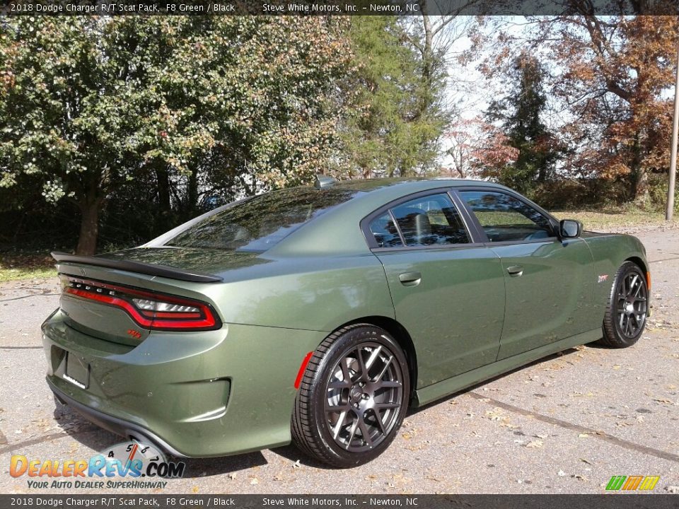 2018 Dodge Charger R/T Scat Pack F8 Green / Black Photo #6