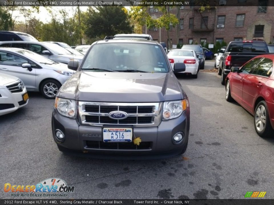 2012 Ford Escape XLT V6 4WD Sterling Gray Metallic / Charcoal Black Photo #6