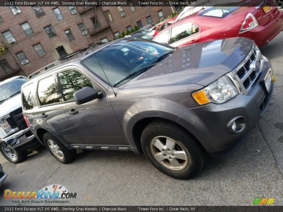 2012 Ford Escape XLT V6 4WD Sterling Gray Metallic / Charcoal Black Photo #7