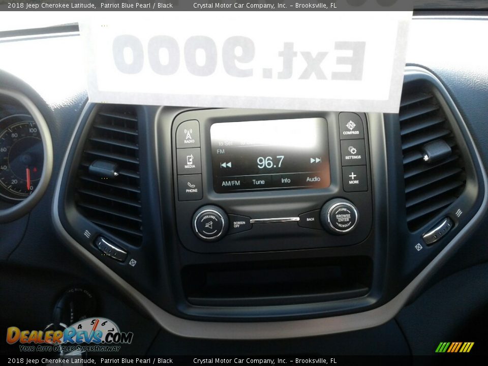2018 Jeep Cherokee Latitude Patriot Blue Pearl / Black Photo #15